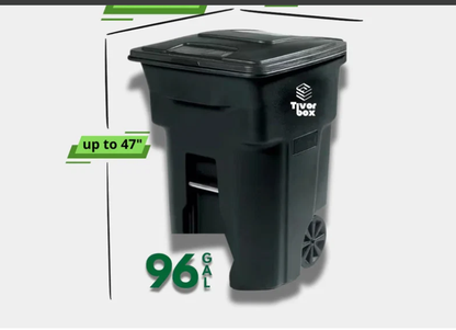 Heavy-Duty Outdoor Trash Can Enclosure – Waterproof Garbage Bin Storage Shed with UV-Resistant PVC Panels