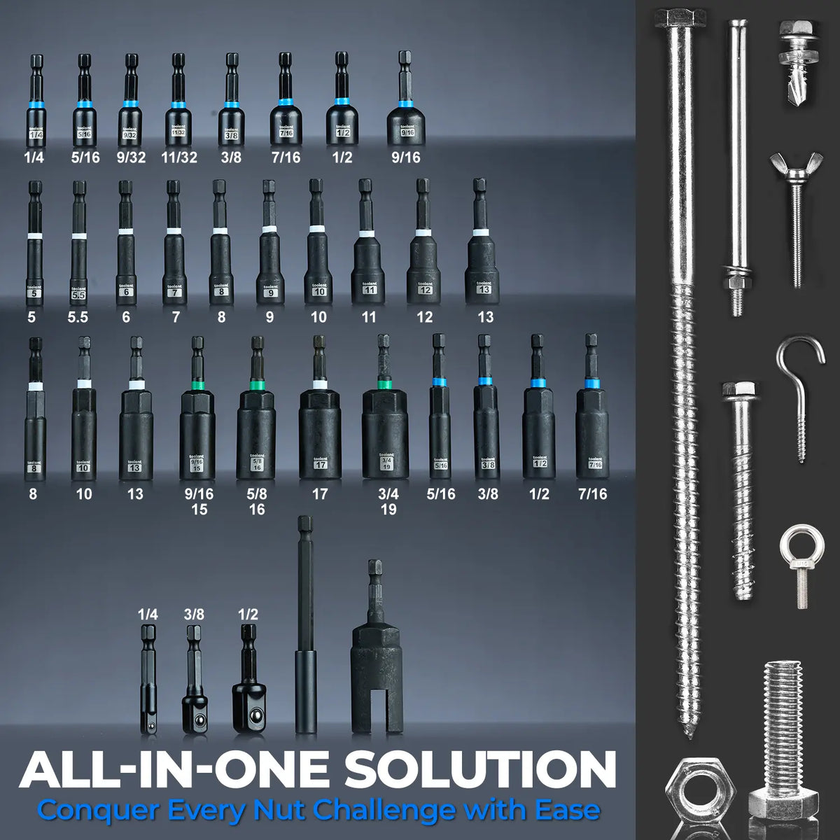 Professional Heavy-Duty Magnetic Nut Driver Set